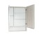 Cabinet-mirror "Colombo 60" Palmyra 15 cm x 60 cm x 80 cm