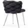 STULL OF THE METALLICASAS RENDI Metal/Fabric, Chrome/Gray 64x70x77 cm