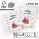 Single -layer paper napkins "Happy Birthday" Cake, 24x24 cm, set of 50 pcs.