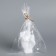 Figure candle "Hand-fake", 10x4 cm, white