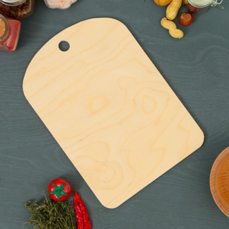 Large cutting board “March 8”, 19.5 × 27.5 cm-1