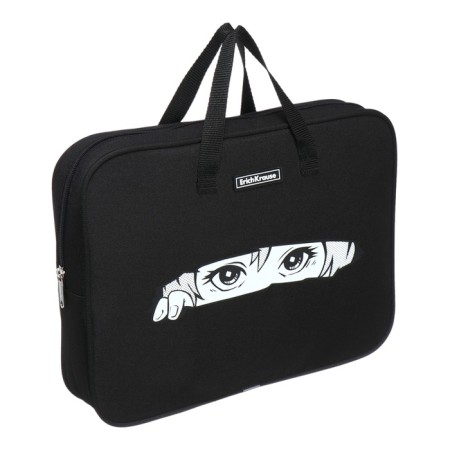 Folder with A4+handles, 360 x 290 x 70 mm, textile, Erichkrause Watching You 60469-1