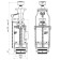 Reinforcement for flush tanks "Ani Plast" WC7050 economy, dual -mode, white