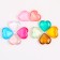 Plastic sores are decorative, set of 100 pcs., Size 1 pc. - 2 × 2 cm, color mix