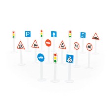 Set of road signs No. 1 (16 elements) (in the package)