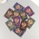 Cardboard Cardboard "Emblem. Leather" set 10 pcs (5 types) 4x6 cm