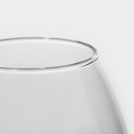 A set of glass glasses for Bistro cognac, 395 ml, 3 pcs-4