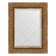 Mirror with engraving in the baguette frame, bronze monogram 101 mm, 59x76 cm