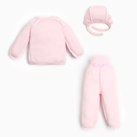 A set for a girl (3 subjects), pink/bear, height 62 cm-3
