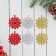 Jewelry decoration "Snowflake gloss" (set 6 pcs) 5x5.5 cm, mix