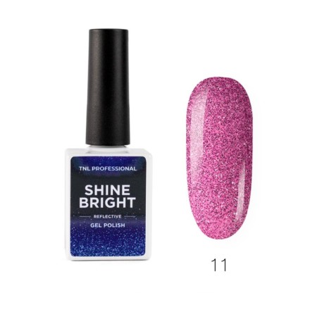 TNL Shine Bright Gel-Lalam, No. 11 raspberry sunset, 10 ml