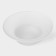Glass soap dish, 10.7 × 10.7 × 3.7 cm, matte