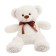 Soft toy "Bear Felix", 70 cm, milk color, mix