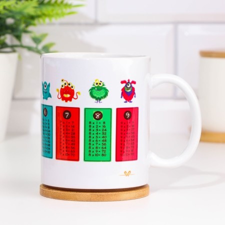 Sublimation mug "Detachment table", 320 ml, with application-3