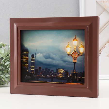 Key closed "Lantern" 26.5x31.5 cm nut-2