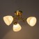 Elor chandelier 3he27 40W gold 58x26 cm