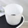 Kashpo for flowers with an insert “wave”, 8 l, d = 25 cm, h = 21.5 cm, white color