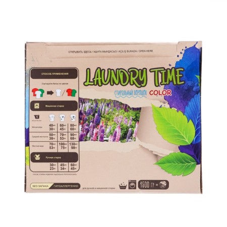 Washing powder "Laundry Time Color", 1.5 kg-2