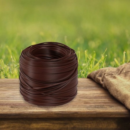 Artificial rattan 6 mm 500 m wave (chestnut)