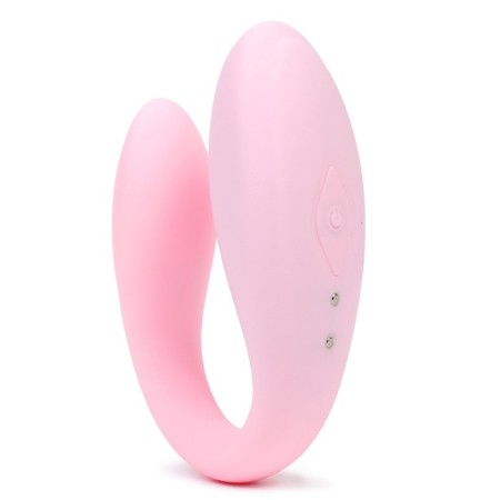 Vibrator for steam oats, flexible, silicone, remote control, pink-8