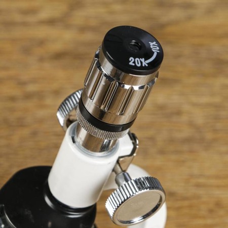Microscope "Practice", a multiplicity of an increase in 1200x, 400x, 100x, in the case-7