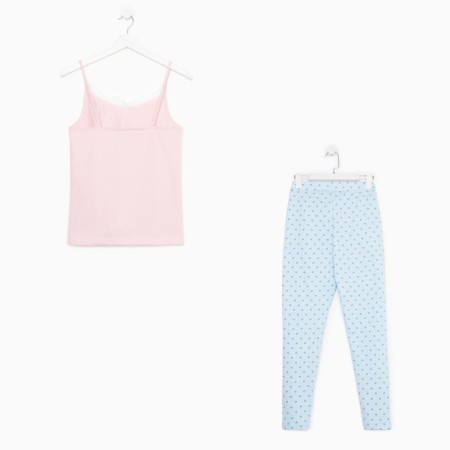 Pajamas "Cloud" Pants, TOP KAFTAN, Blue/ Pink, 44-46-8