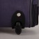 Road bag on wheels, 2 lightning departments, 2 outer pockets, a long belt, color gray color