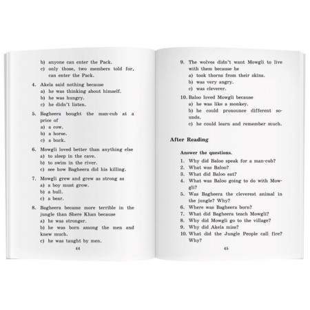 Foreign Language Book. The jungle book. Home reading. Kipling Redjard-3