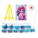 Diamond mosaic with partial filling on the stand for children "Unicorn", 10 x 15 cm