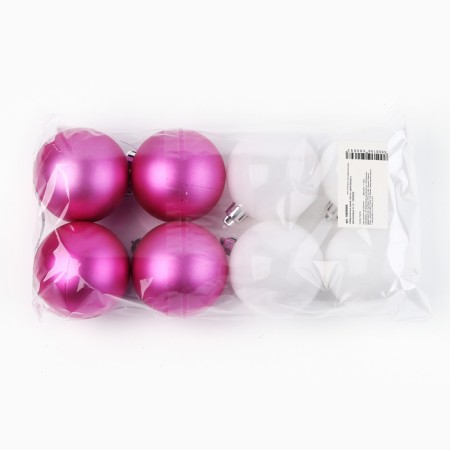 Christmas balls New Year, for the New Year, D = 6 cm, 8 pcs., Red color-3