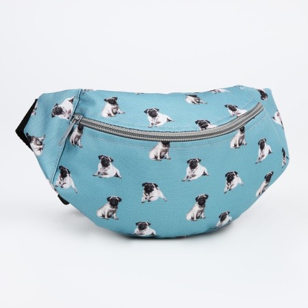 Lightning waist bag, blue color-3