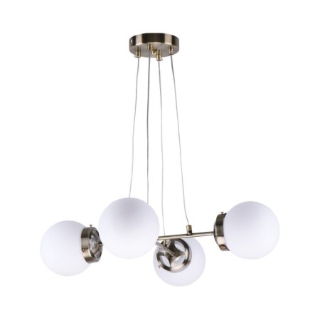Lamp Ceiling Economy Service 10213/4AB WT, 4x40W, E27, 75x63x63 cm, bronze color