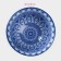 Boronnik ceramic shade "Mavlon", 350 ml, d = 12.5 cm, blue color