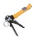 Tundra sealant pistol, half -open, round rod, 225 mm
