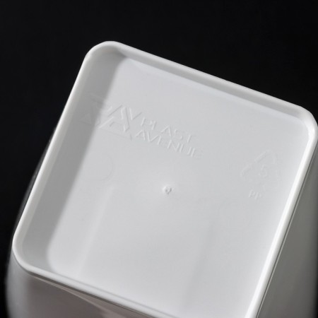 Kashpo for flowers with an insert "Grace", 2.7 l (1.5 l), white color-4