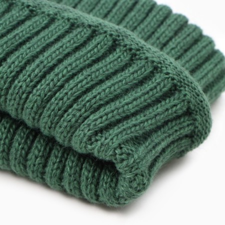 Kit for children (hat, snood), green color, size 52-54-2