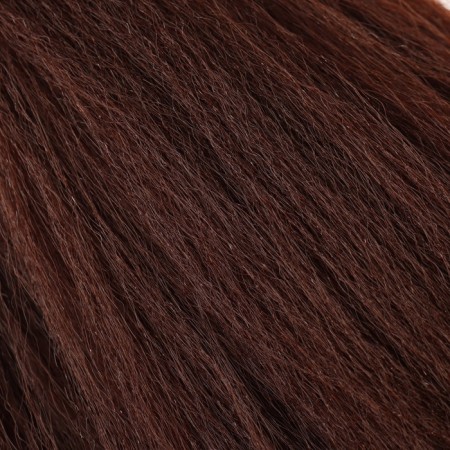 Zumba Kanecalon is monophonic, corrugated, 60 cm, 100 g, chocolate color (#AY4)-6