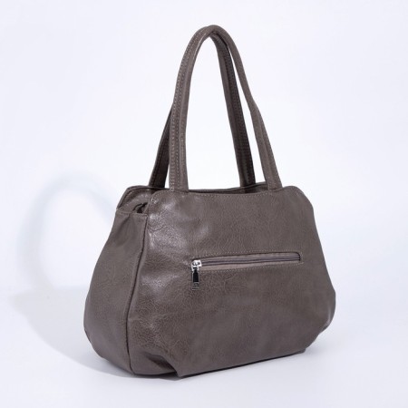 Bag-tout on lightning, beige color-1