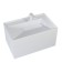 Walked shells Uperwood Lotus 80 cm, rectangular, white matte