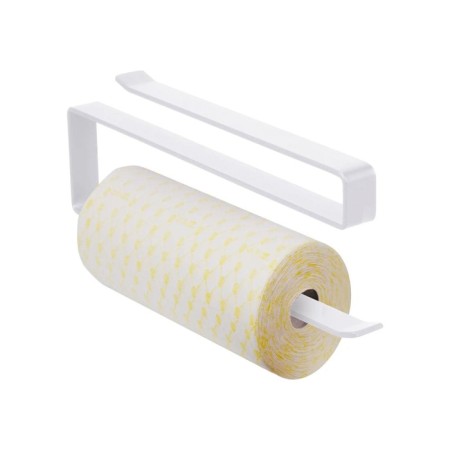 Hitch paper towel holder, suspended under the shelf, white