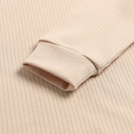 Baby turtleneck, beige color, height 86 cm-3