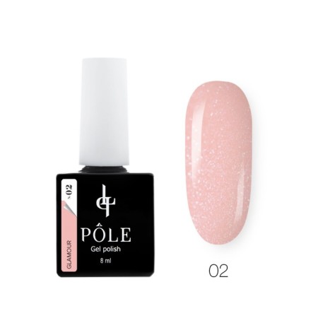 Pole Glamor Gel-Luck base, No. 02, 8 ml