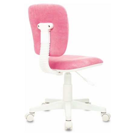 Children's armchair, pink tissue velvet, CH-W204NX/VELV36-2
