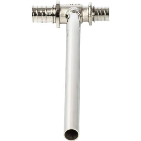 Axial pipe Stout SFA-0026-202525, to connect the radiator, T-shaped, 20mm, 25mm-1