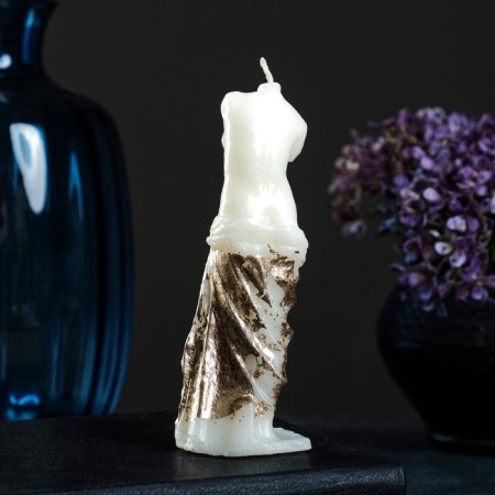 Figure candle "Venus No. 2" Milk with a whip 12cm-2