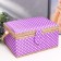 Casket for needlework "White peas on lilac" 13x17.5x24 cm