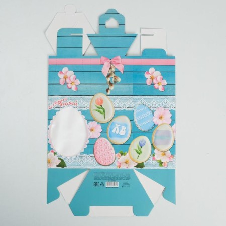 Confectionery box, packaging "Bright Easter", 16.5 x 14.5 x 21 cm-4