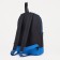 Youth backpack from lightning textiles, external pocket, “ZFTS”, black/blue color