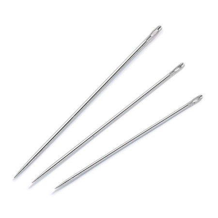 Sewing needles No. 3, size 0.90x44 mm, 16 pcs-1