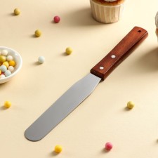 A blade-tank with a wooden handle, straight, 27 cm, working part 15 cm